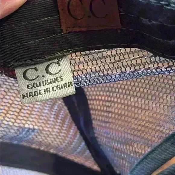 CC ponytail gray baseball cap - Picture 7 of 10